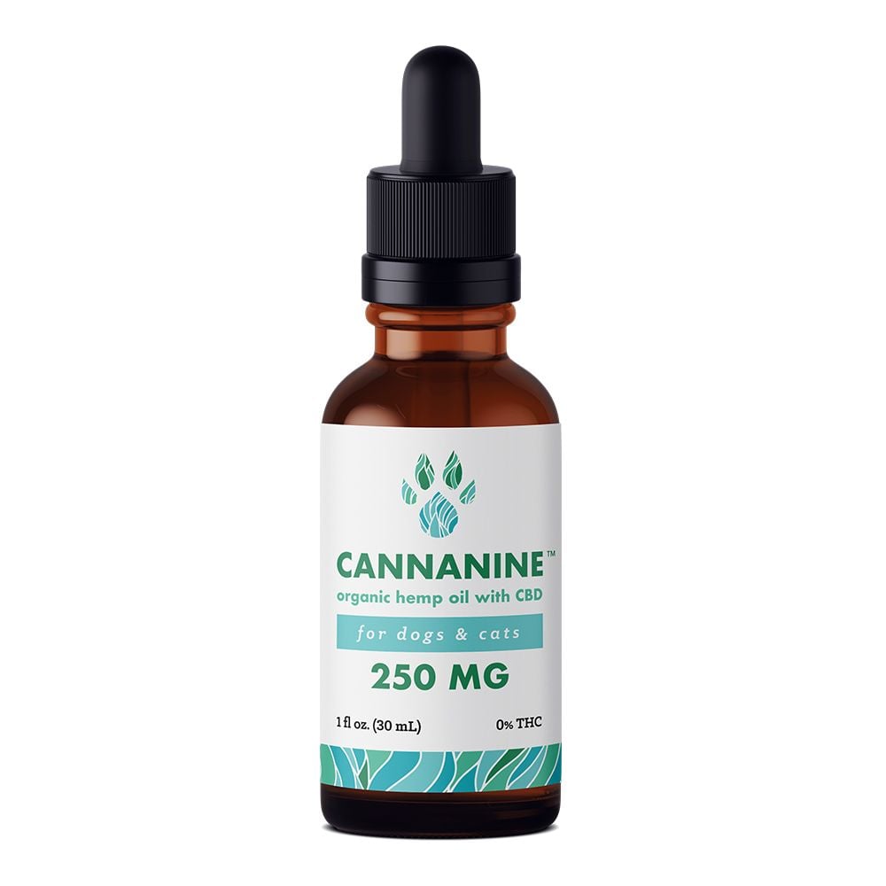 Cannanine™ Ultra-Premium Broad Spectrum CBD Hemp Oil For Dogs And Cats (250mg)