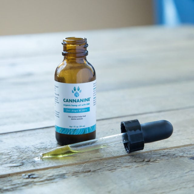 Cannanine organic hemp oil for dogs