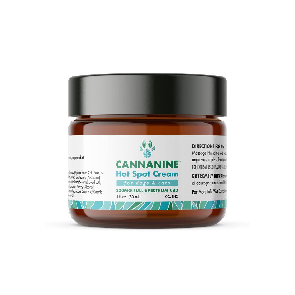 Cannanine CBD Topical Skin Cream for Dogs & Cats