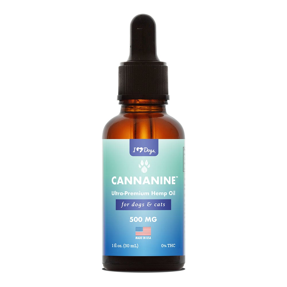 Cannanine™ Ultra-Premium Broad Spectrum Hemp CBD Oil For Dogs (500mg)