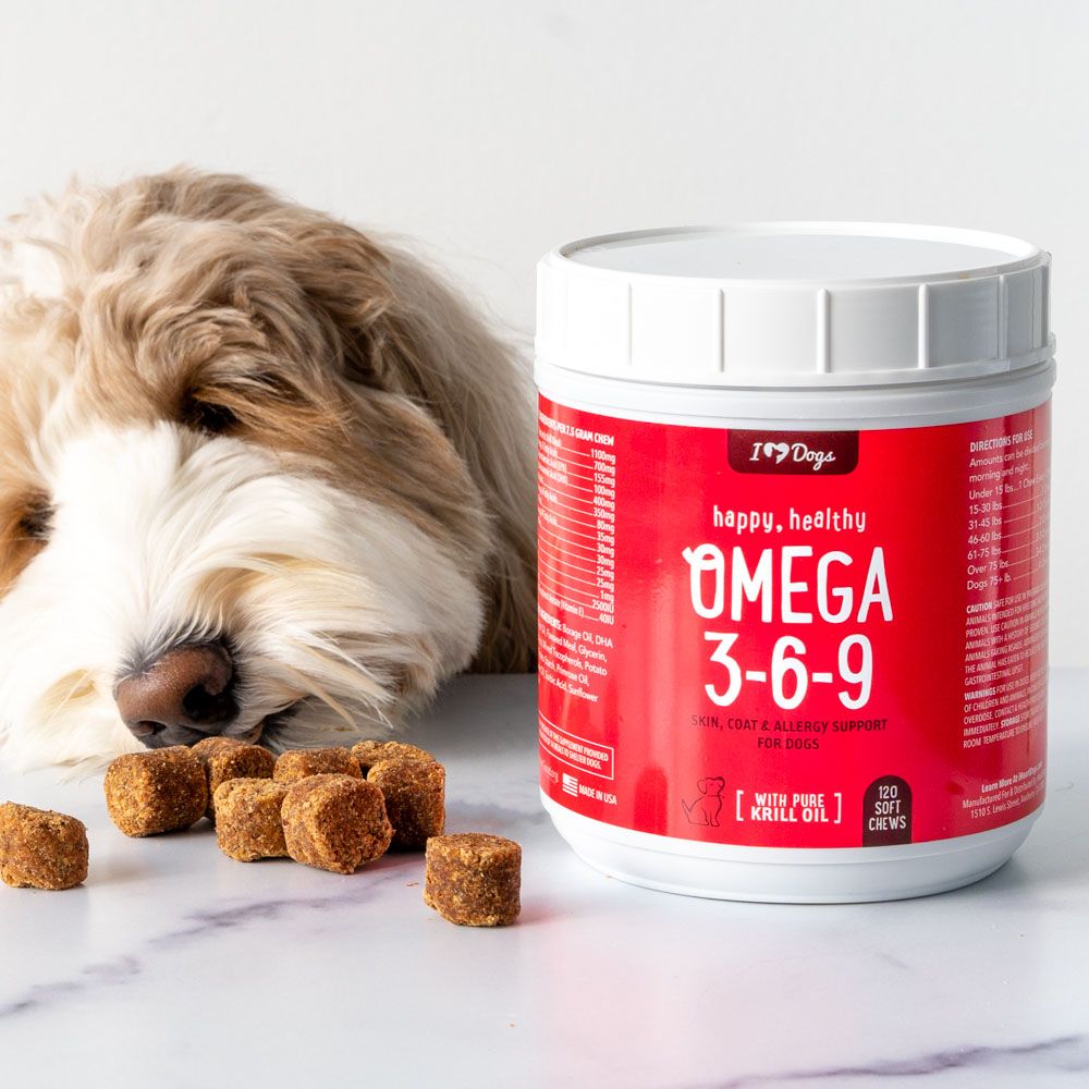 Omega 3-6-9 Select Grain Free Skin & Coat Chews With Pure Antarctic Krill Oil