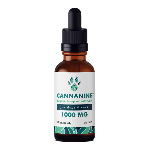 Cannanine™ Ultra-Premium Broad Spectrum Hemp CBD Oil For Dogs (1000 mg)