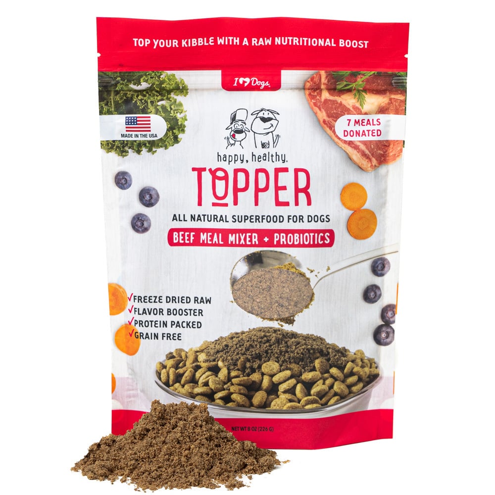 iHeartDogs Nutrition Boost Beef Food Topper (8 oz Pouch)