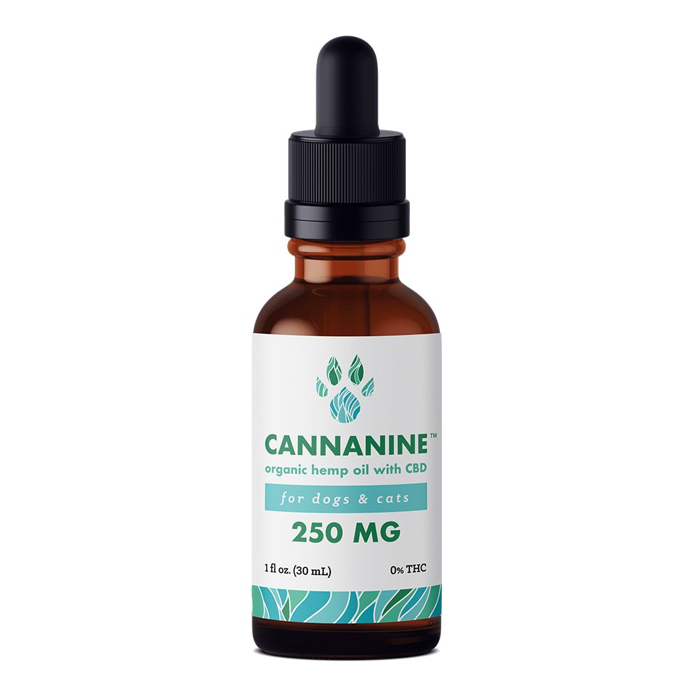 Cannanine™ Ultra Premium Full Spectrum CBD Hemp Oil For Dogs And Cats 250mg