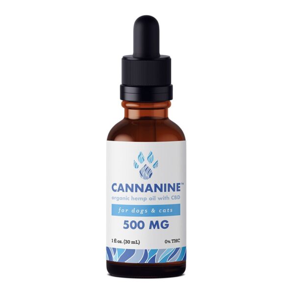 Cannanine™ 500mg CBD Oil For Dogs (Ultra-Premium Broad Spectrum Hemp)