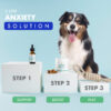 3 Step Anxiety Solution - Includes CBD Oil + CBD Bacon Flavored Chew Boosters + Perfect Tug Knot Rope Toy