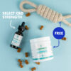 3 Step Anxiety Solution - Includes CBD Oil + CBD Bacon Flavored Chew Boosters + Perfect Tug Knot Rope Toy - Image 3