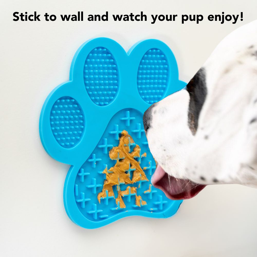 Boredom Buster Lick Mat for Dog Anxiety - Strong Suction Cups for Easy  Grooming and Slow Feeding -Deal!