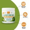 Super-Greens: Vitamin, Mineral & Probiotic Supplement for Dogs with Spirulina, Kelp, Green Tea, Spinach, Chlorella, & Broccoli Sprouts - 90 Scoops - Image 11
