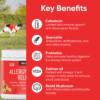 Set of 3 Bacon Flavored Hemp Calming Soft Chews and 3 Allergy & Itch Relief for Dogs with Salmon Oil, Quercetin, Colostrum, Antioxidants and Probiotics - Image 3